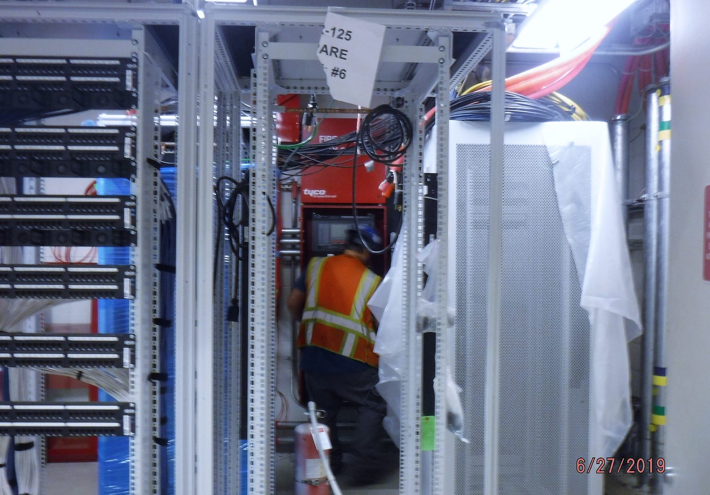 Fire alarm and life-safety panel installation